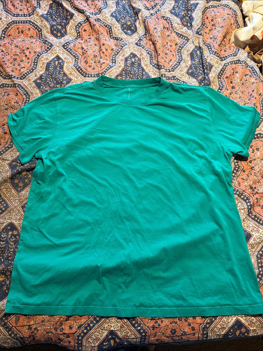 lululemon athletica Men's Short Sleeve Crew Tee in Teal Green large